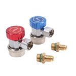 Einstellbarer AC R134A-Schnellkupplungsstecker Adapter hoch niedrig 1/4"