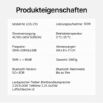 Soundbar Pro S2 für TV, PC, Laptop & Home Cinema / Elegante Bluetooth Soundbar mit Subwoofer-Surround-Sound / HDMI – Bild 3