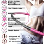 Premium Hula Hoop Reifen 1.0 von FitOne / Kalorienkiller / 8-teilig / patentiertes Wellendesign / hochwertiges PP-Material / stabiler Schaumstoff / Fitnesswaffe - Image 6