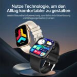 Top Performance Smartwatch mit Gesundheitstracking / IP67 Wasserdichtigkeit / 35 Tage Akkulaufzeit / 100 Sportmodi - Image 2