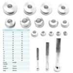 Aluminium Lagerlaufbahn und Dichtung Treiber Bush Installation Press Tool Kit 17 Stück - Image 2