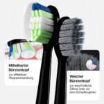 Elektrische Zahnbürste Pro / Schallzahnbürste / USB-Aufladbar / Wasserfest / 5 Programme / 6 Bürstenaufsätze / Mit Schutzhülle - Image 8