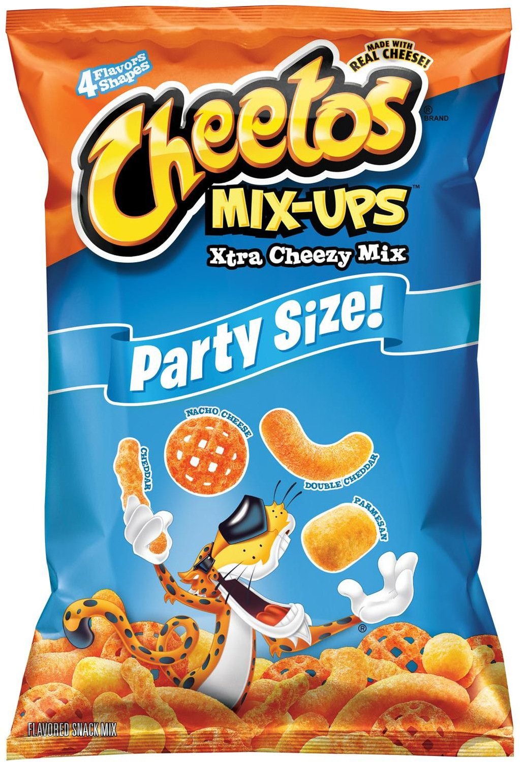Cheetos Mix-Ups Xtra Cheesy Mix Party Size 14.75 oz / 418 g