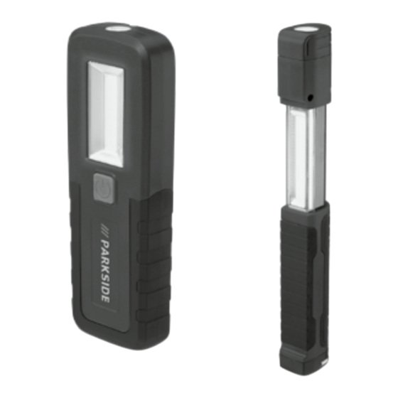Parkside PALA 2000 A2 2-in-1 Akku LED Arbeitsleuchte mit ausziehbarer Leuchtstofflampe