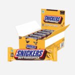 Snickers Butterscotch Flavour Schokoriegel 15 x 40 g Displaybox mit Riegel