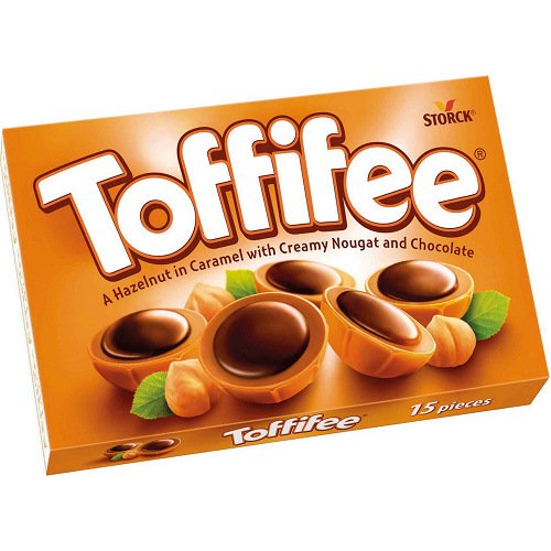 Toffifee 125 g Verpackung, 15 pieces, schräg Ansicht